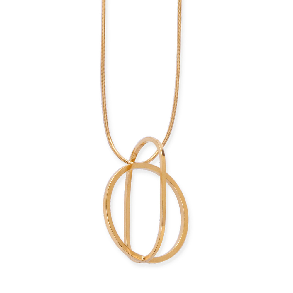 GoldplatedBalance necklace no2 gold - ręcznie wykonana bezkompromisowa biżuteria