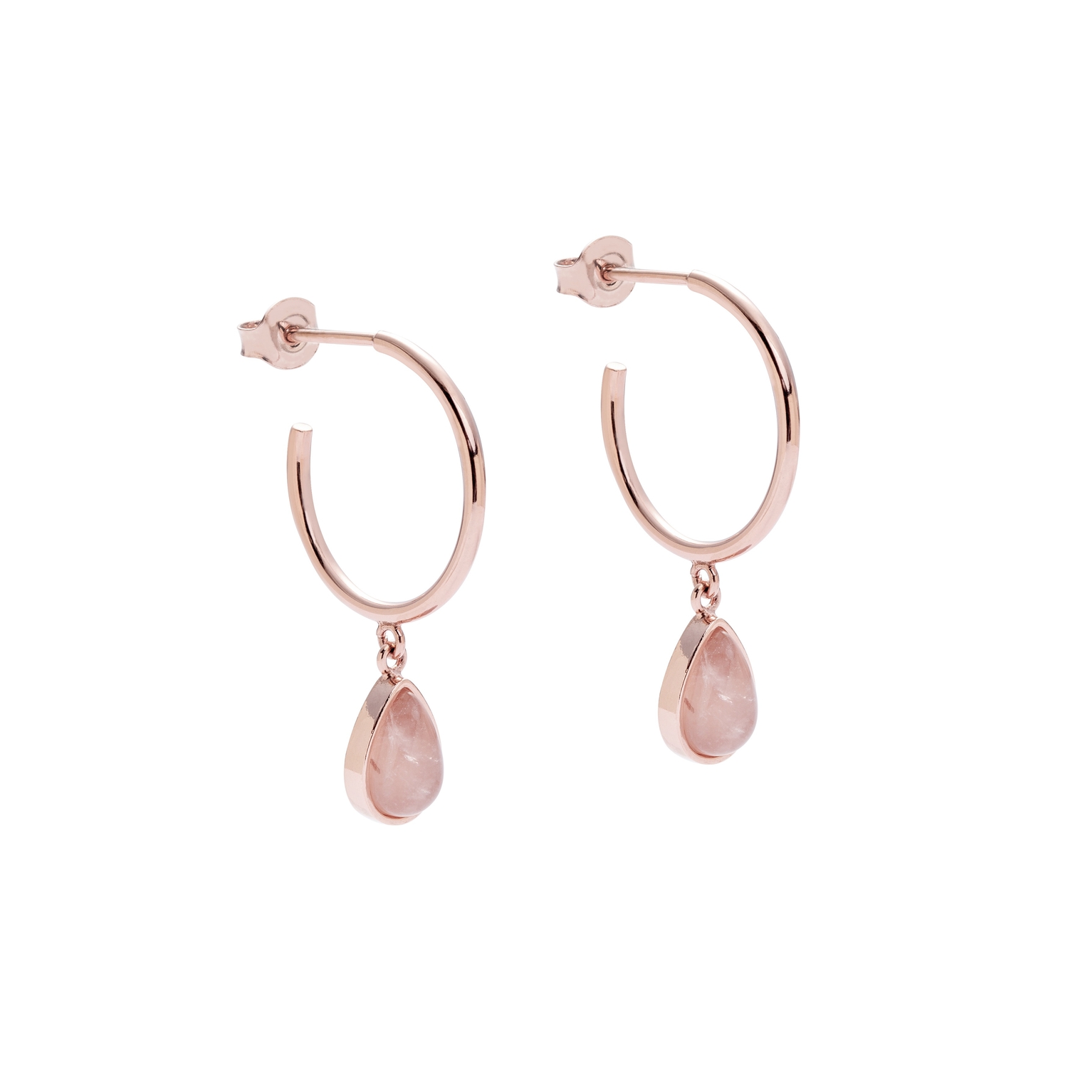 GoldplatedEssence earrings rose gold 03 - ręcznie wykonana bezkompromisowa biżuteria